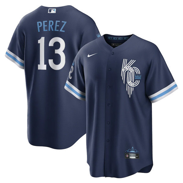 Kansas City Royals Cool Base City Connect Player Jersey 2022 Stitched - Image 5
