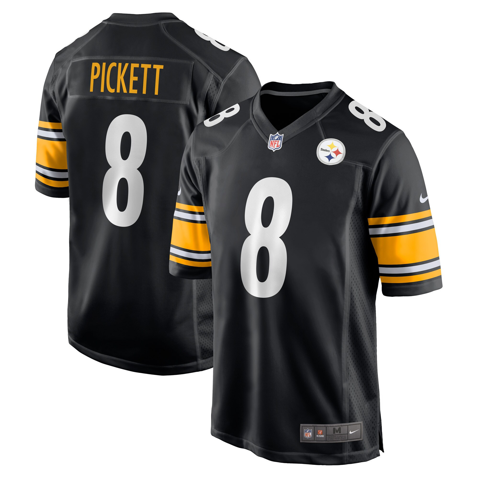 Steelers 2022 NFL Draft First Round Pick Game - Black - All Stitched - Image 2