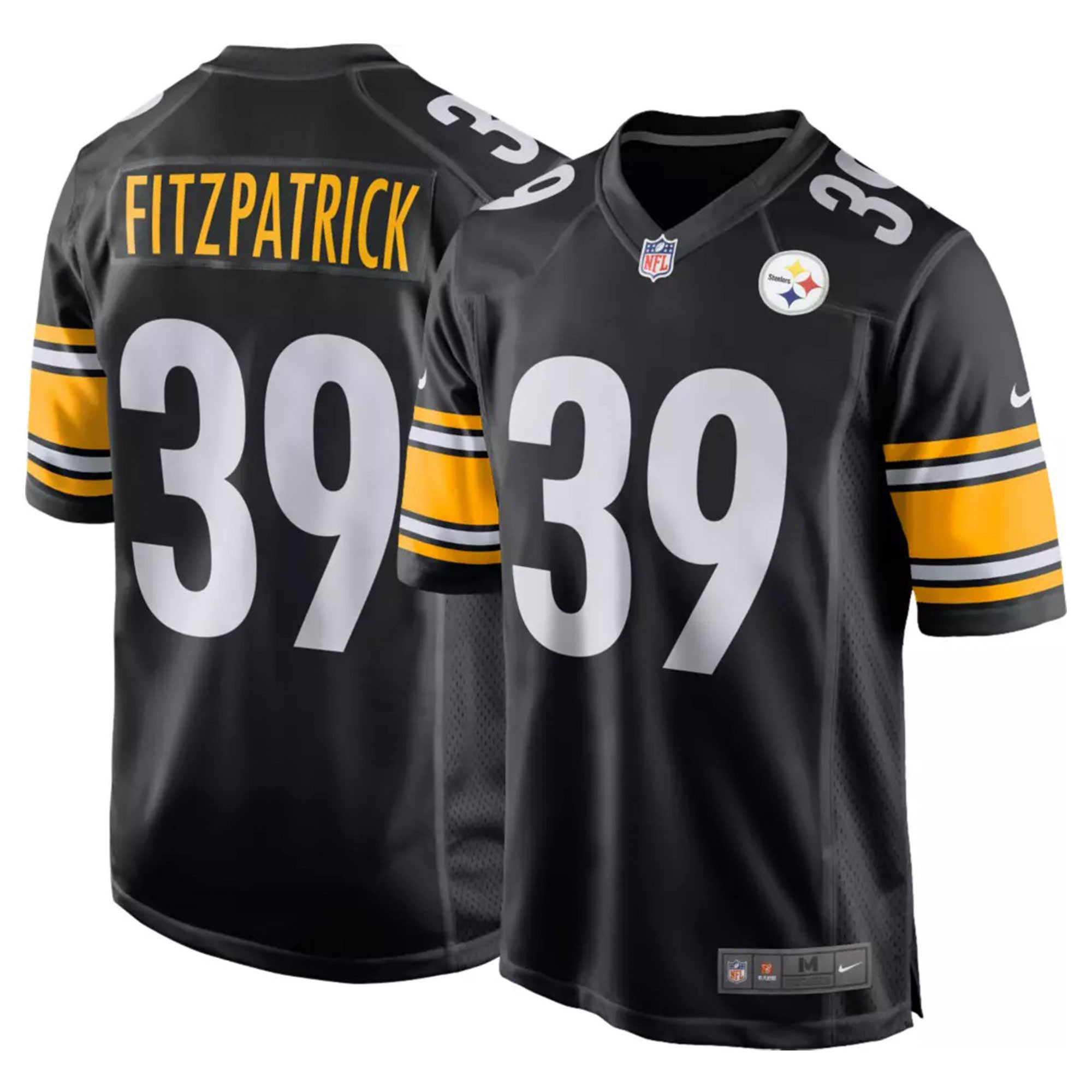Steelers 2022 NFL Draft First Round Pick Game - Black - All Stitched - Image 3