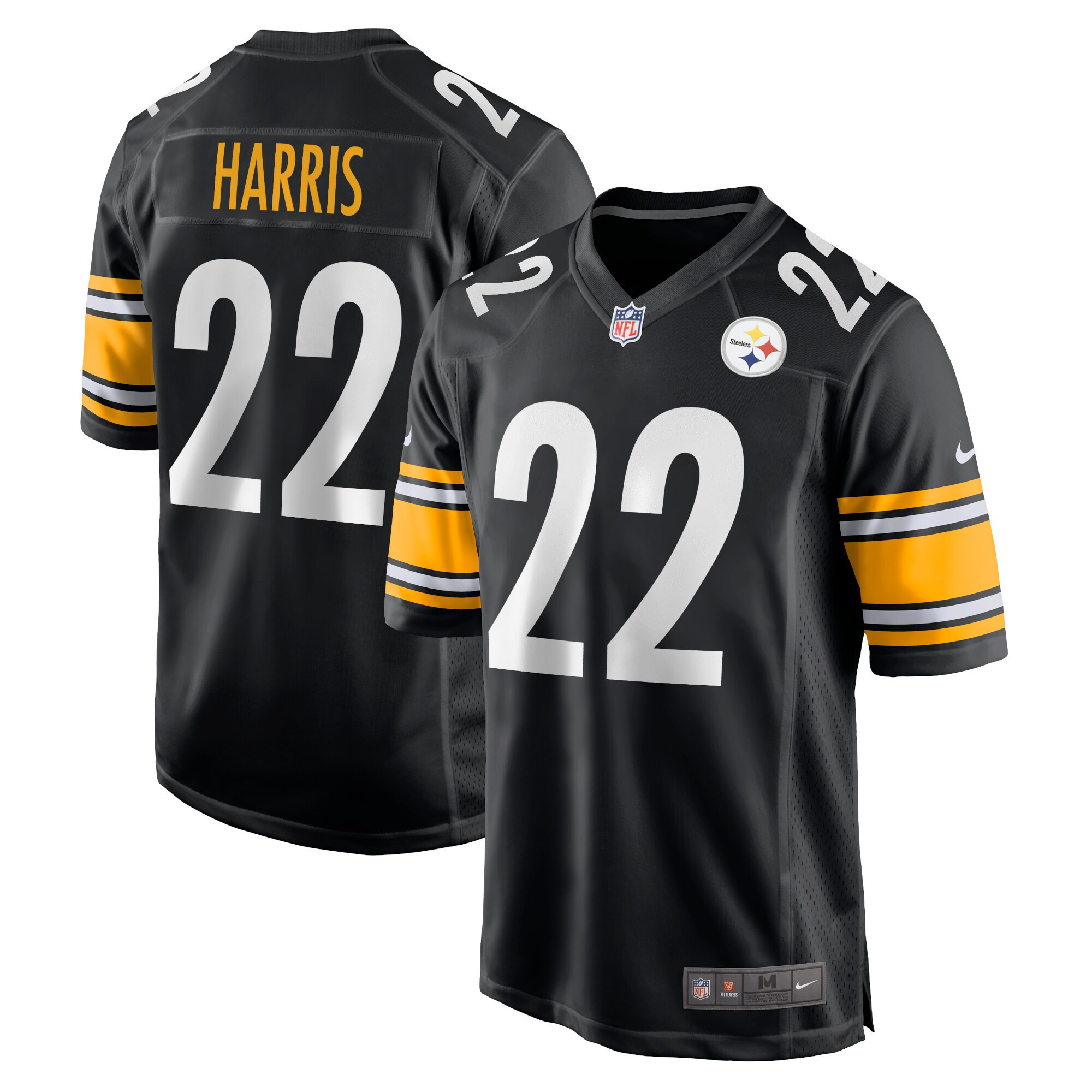 Steelers 2022 NFL Draft First Round Pick Game - Black - All Stitched - Image 5