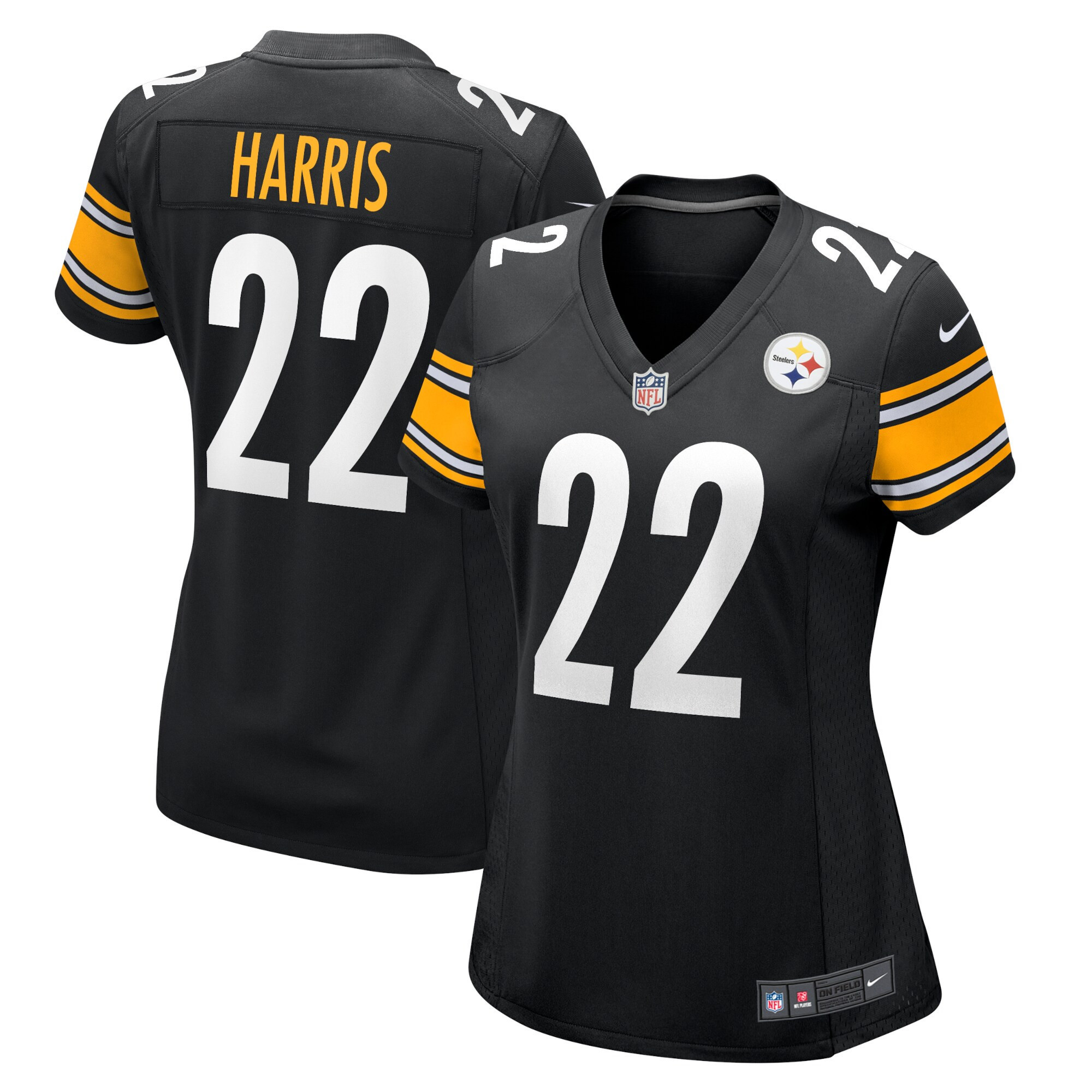 Steelers 2022 NFL Draft First Round Pick Game - Black - All Stitched - Image 12