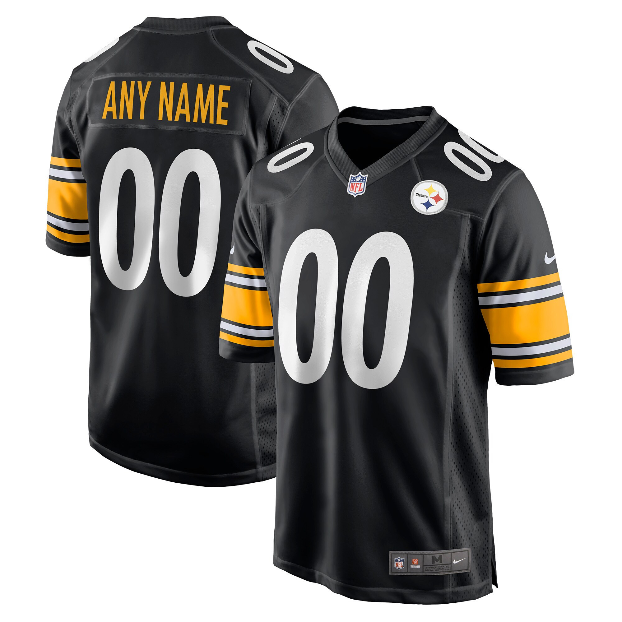 Steelers Game White and Game Back Custom Name and Number - All Stitched - Image 3