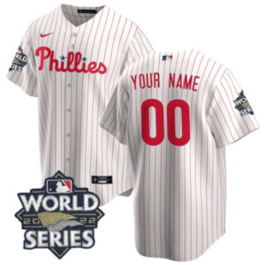 Men's Philadelphia Phillies 2022 World Series Custom Jersey - All Stitched