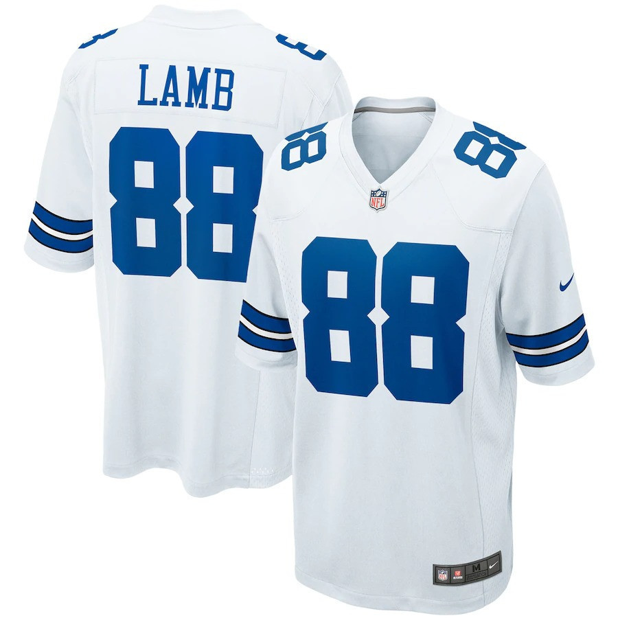 CeeDee Lamb Cowboys Game Team - All Stitched - Image 2