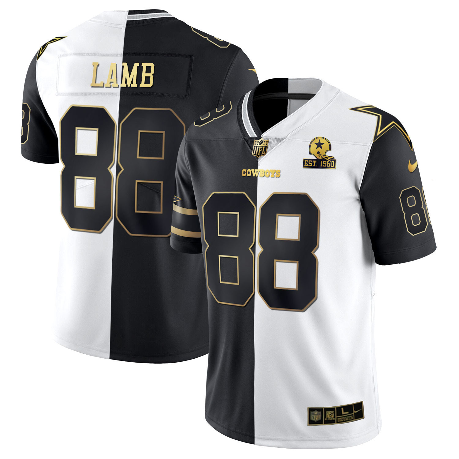 Men's Cowboys Split Est 1960 Patch - All Stitched - Image 12