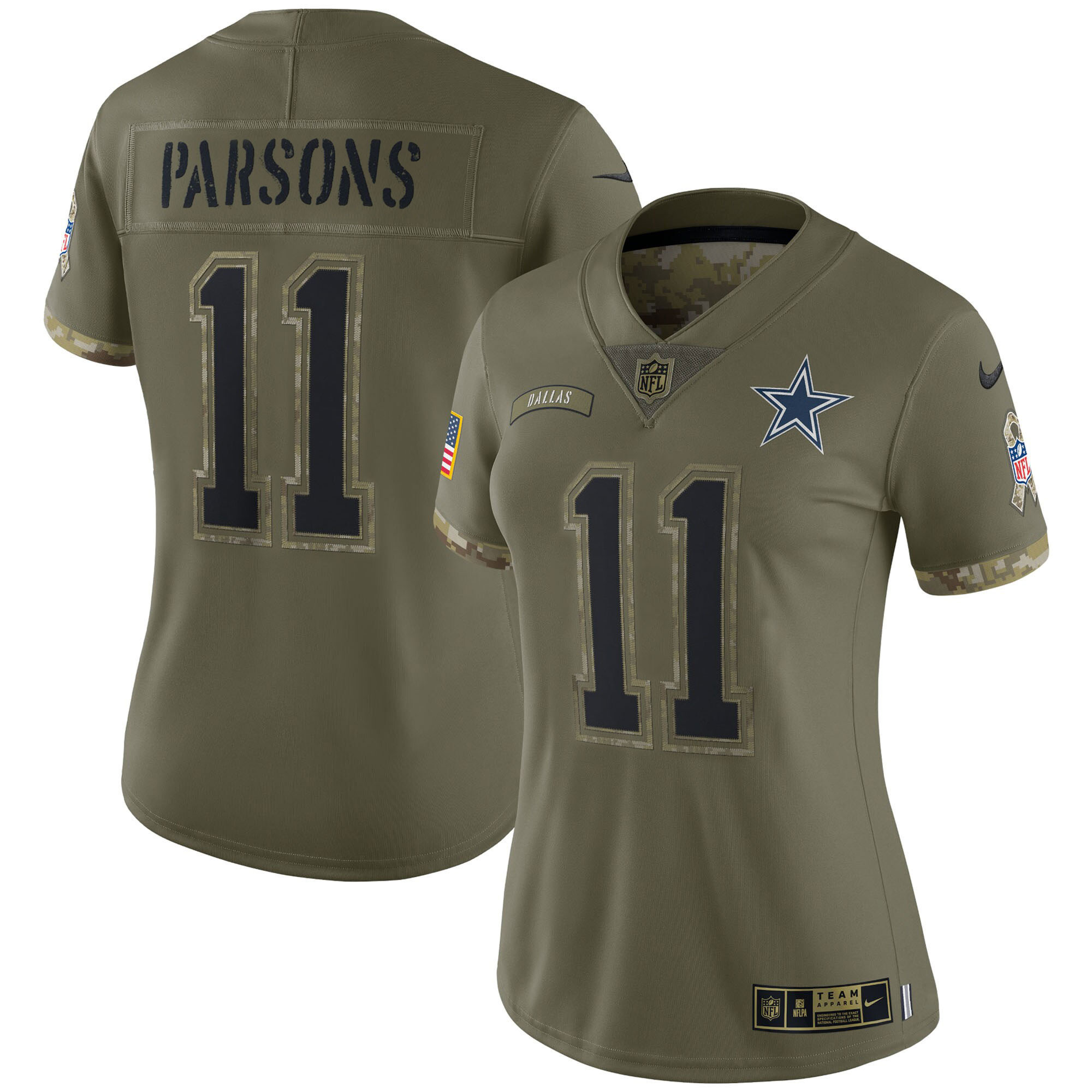 Cowboys Salute To Service 2022 Limited - Olive - All Stitched - Image 6