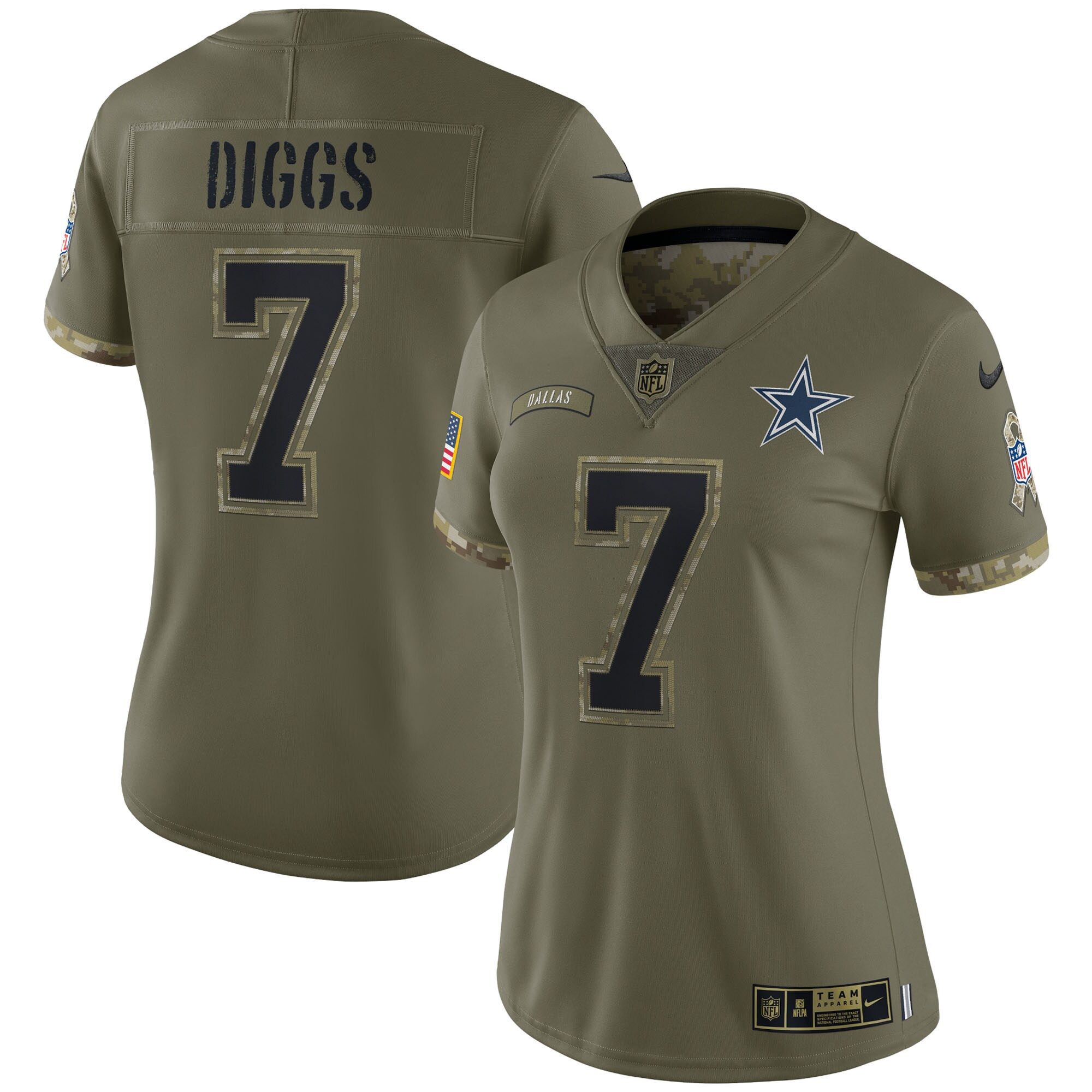 Cowboys Salute To Service 2022 Limited - Olive - All Stitched - Image 10