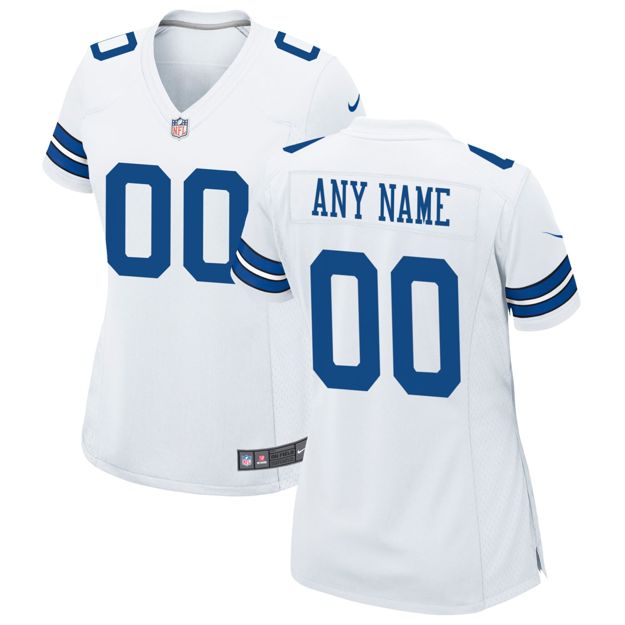 Cowboys Custom Name and Number Game - Stitched - Image 2