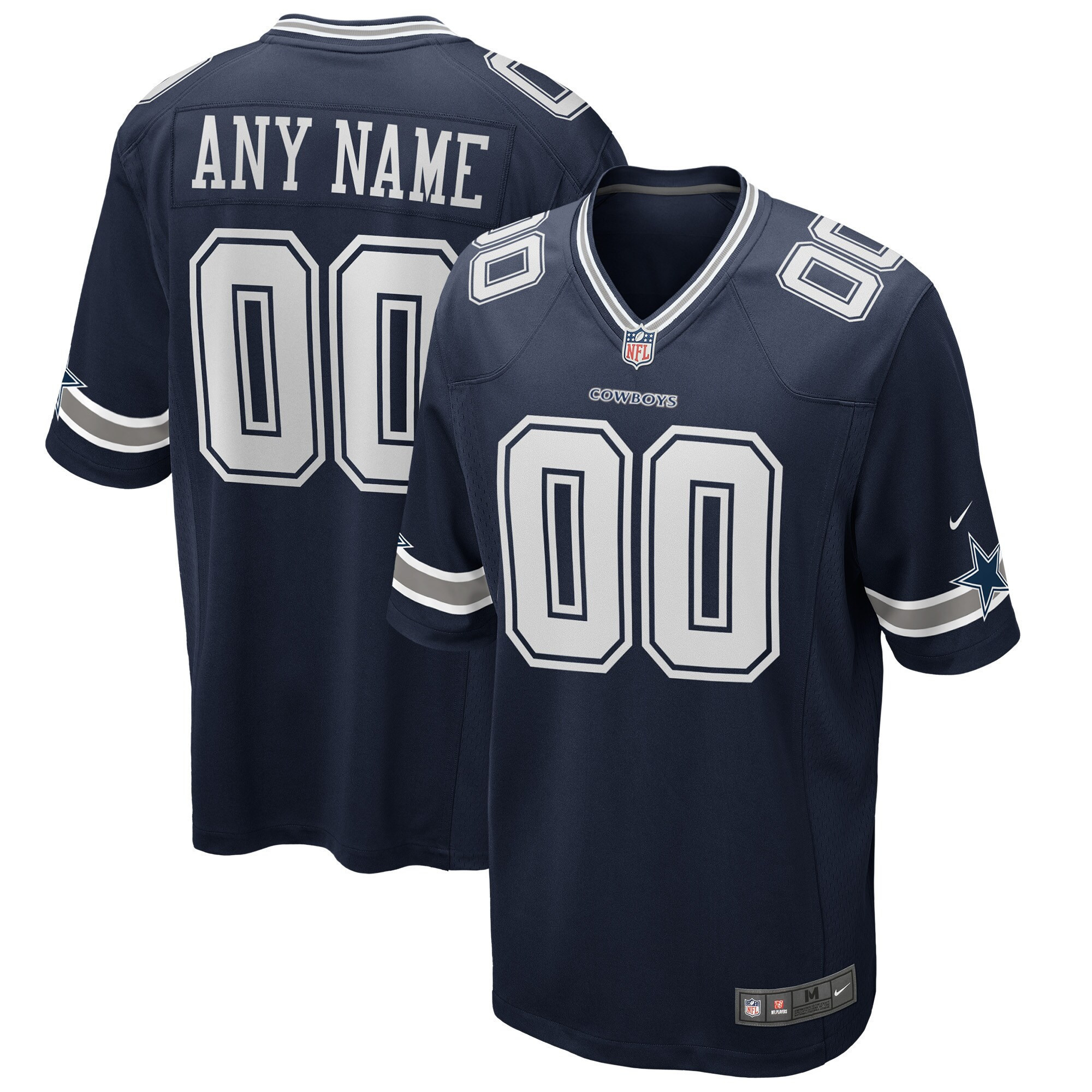 Cowboys Custom Name and Number Game - Stitched - Image 3