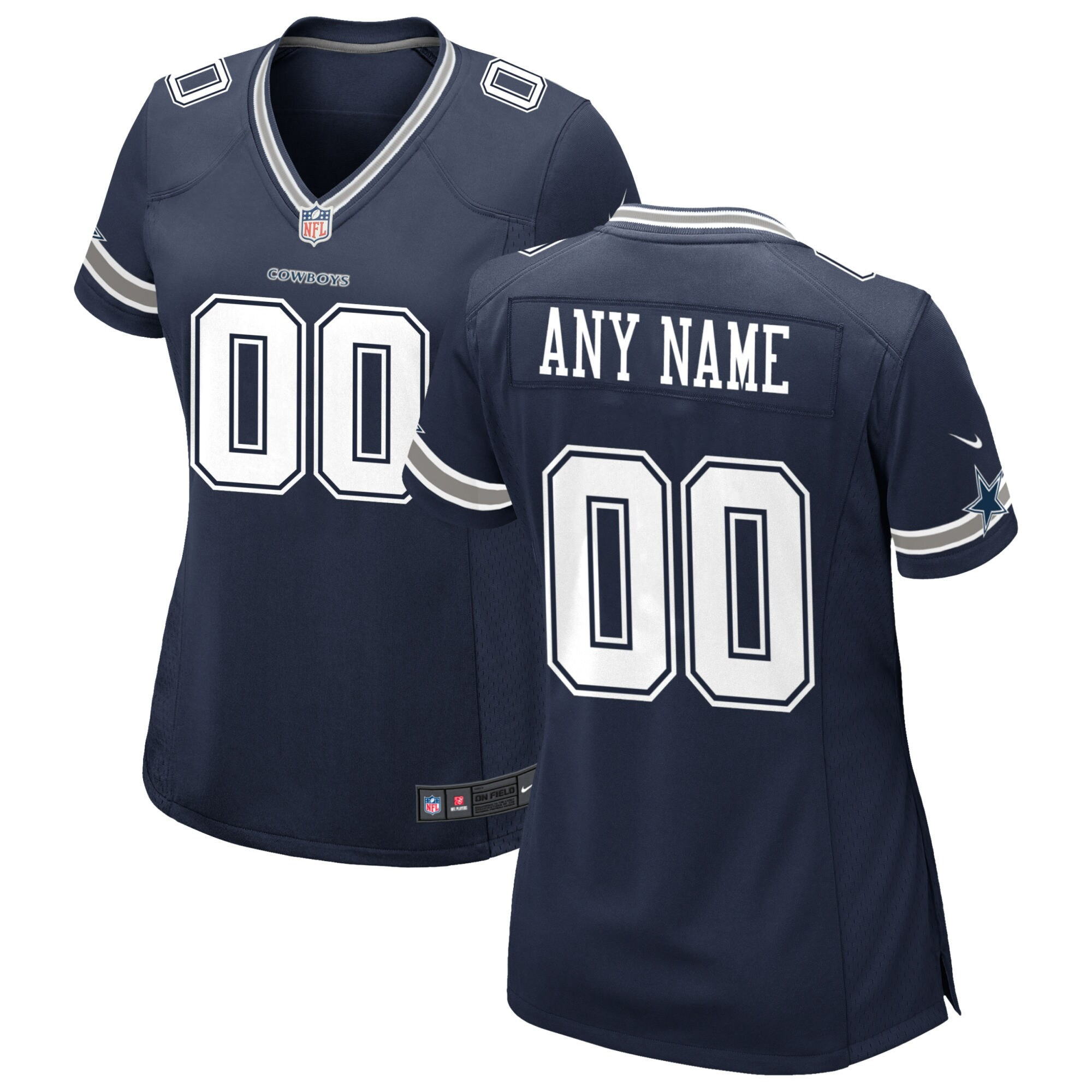 Cowboys Custom Name and Number Game - Stitched - Image 4