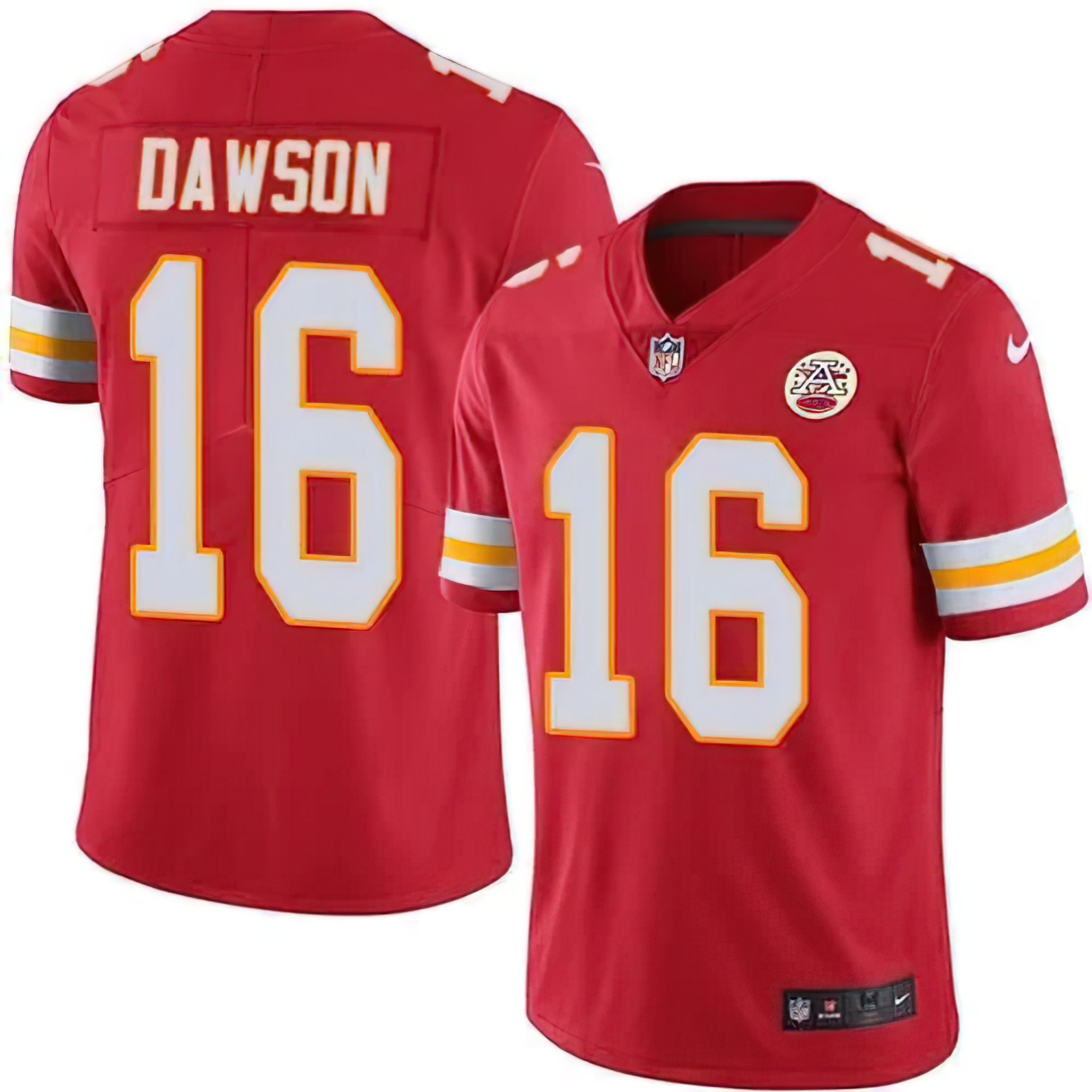 Chiefs Len Dawson Red Game Retired Player - All Stitched - Image 3