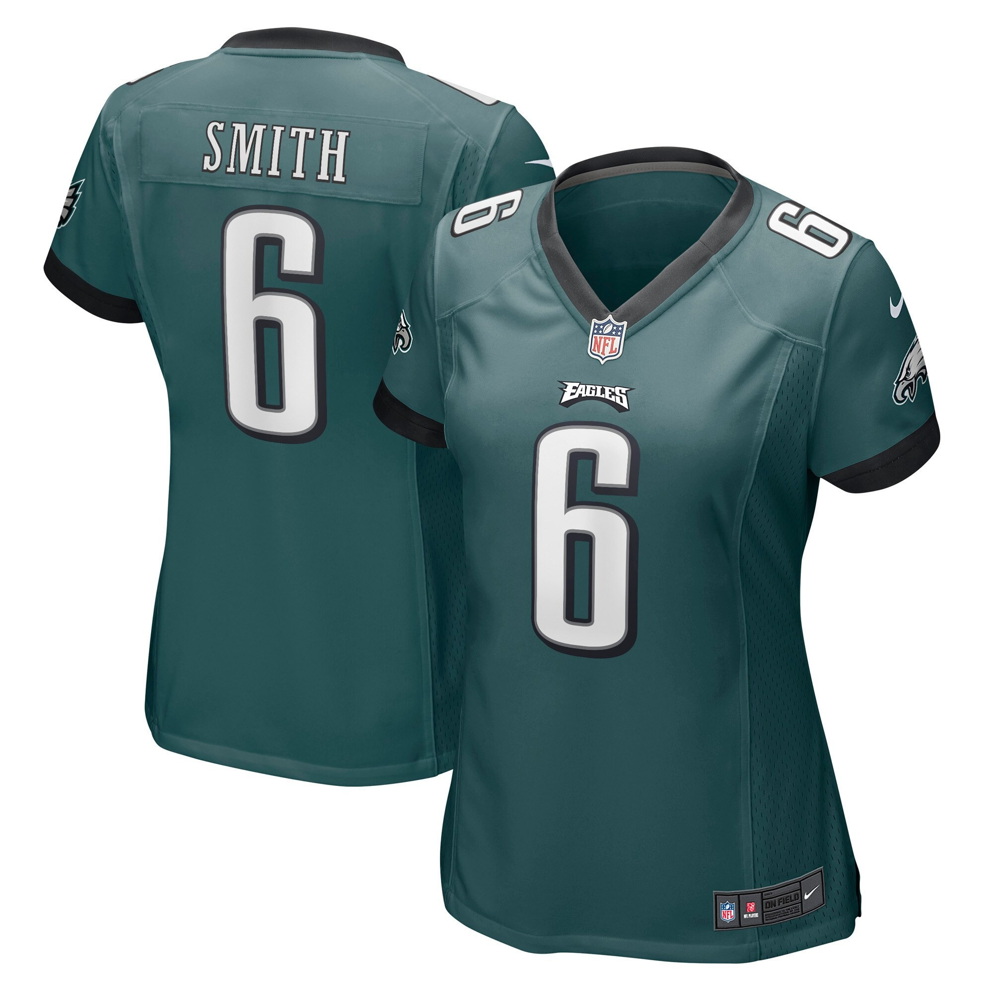 Eagles Midnight Green Player Game Jersey - All Stitched - Image 2