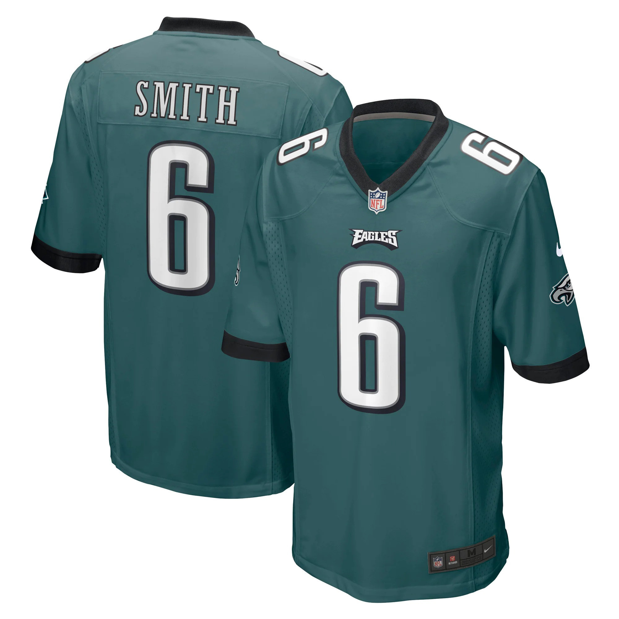 Eagles Midnight Green Player Game Jersey - All Stitched