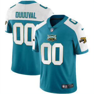 Jaguars Alternate Vapor Custom Number Jersey - All Stitched