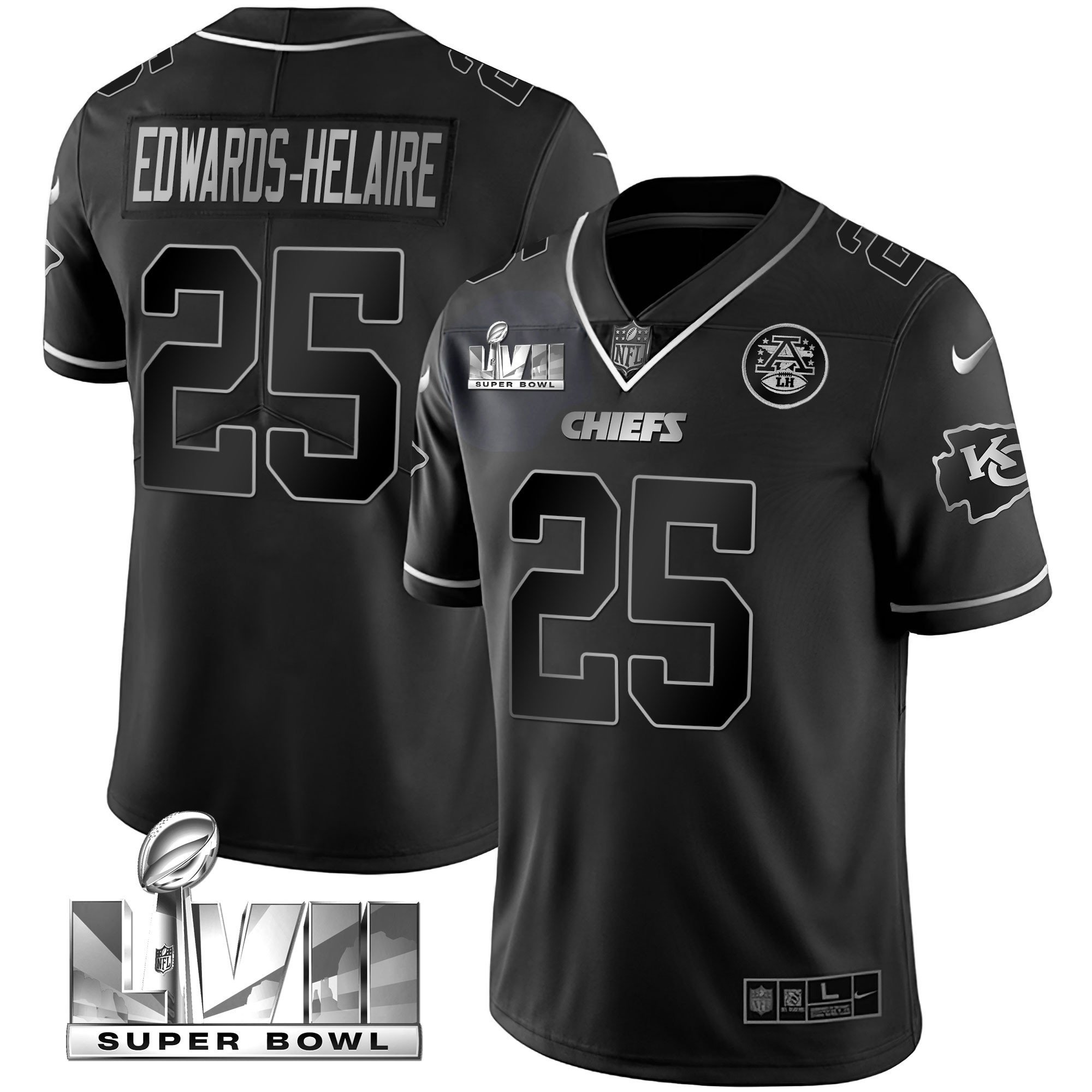 Youth's Chiefs Super Bowl Vapor Gold Jersey - All Stitched - Image 39