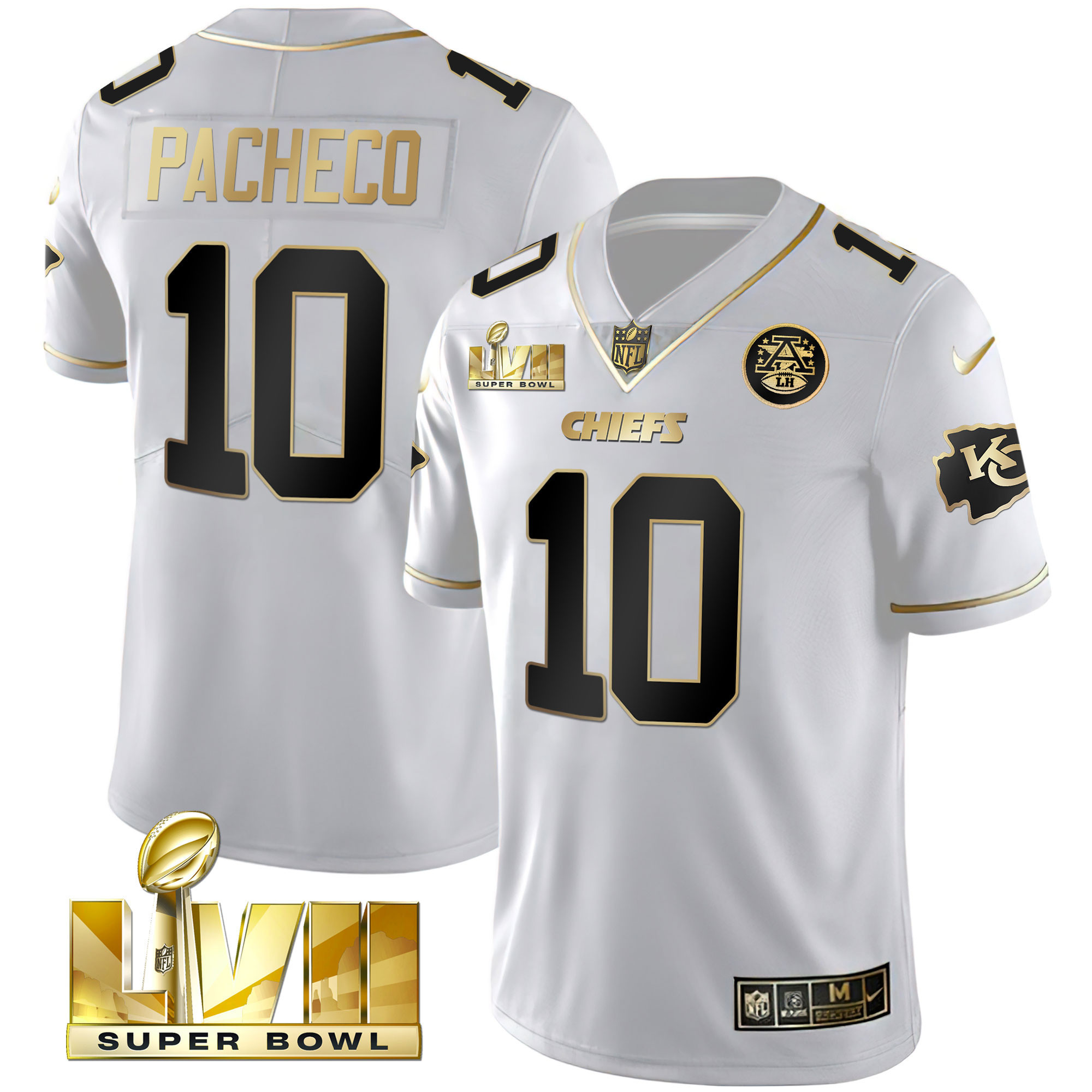 Youth's Chiefs Super Bowl Vapor Gold Jersey - All Stitched - Image 22