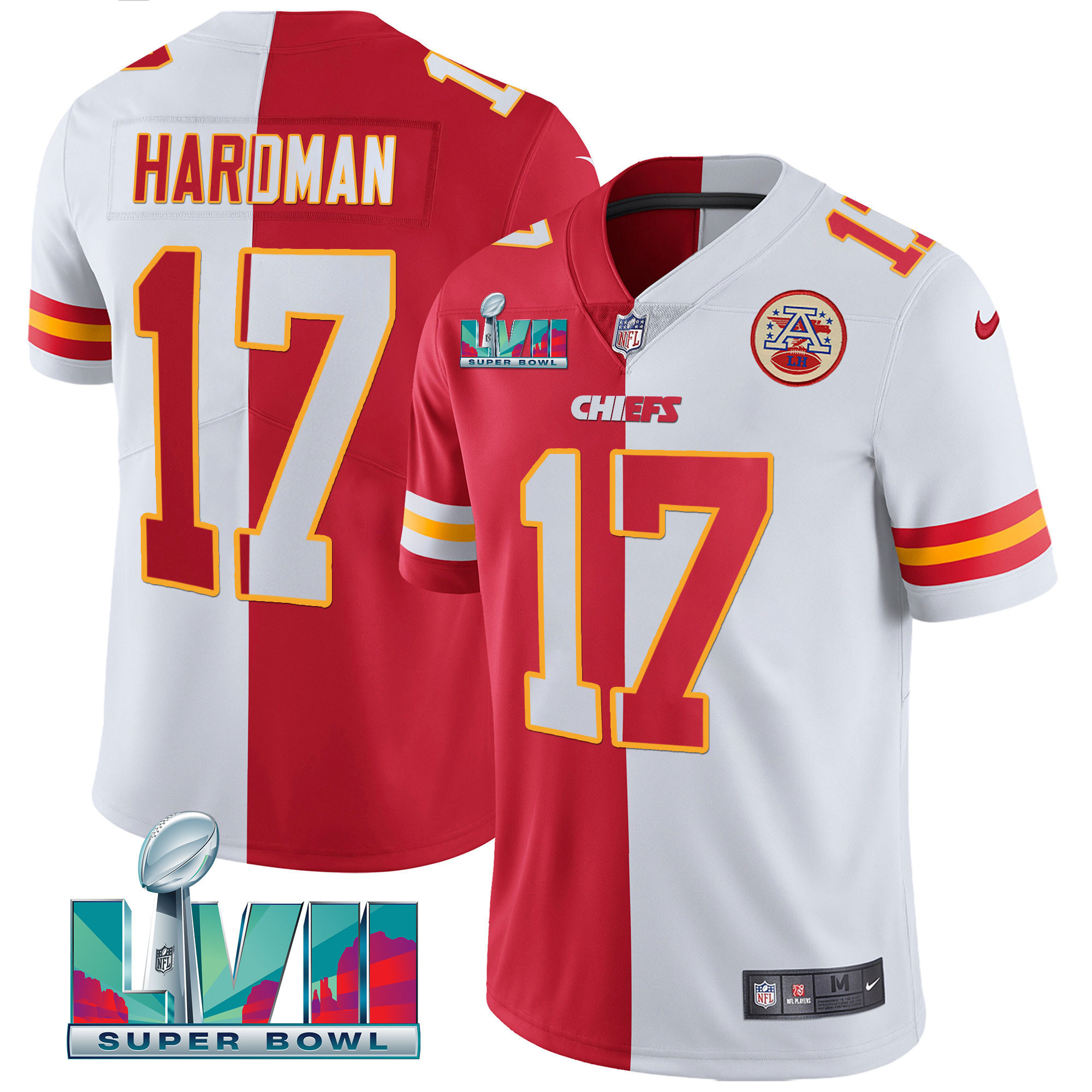 Youth's Chiefs Super Bowl Vapor Gold Jersey - All Stitched - Image 44
