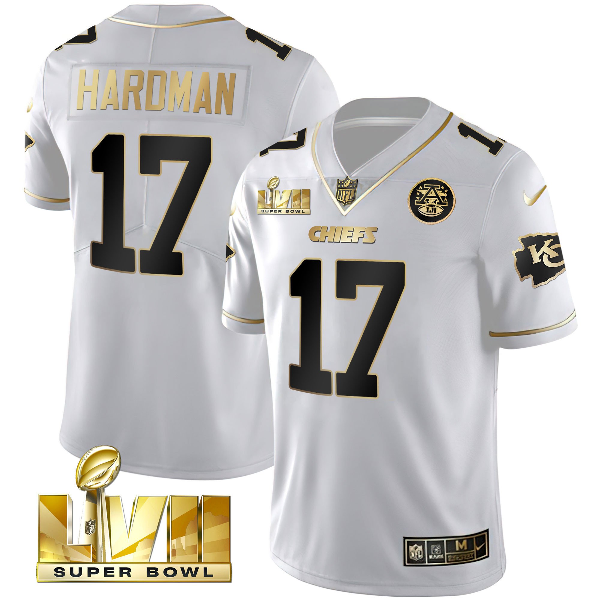 Youth's Chiefs Super Bowl Vapor Gold Jersey - All Stitched - Image 20