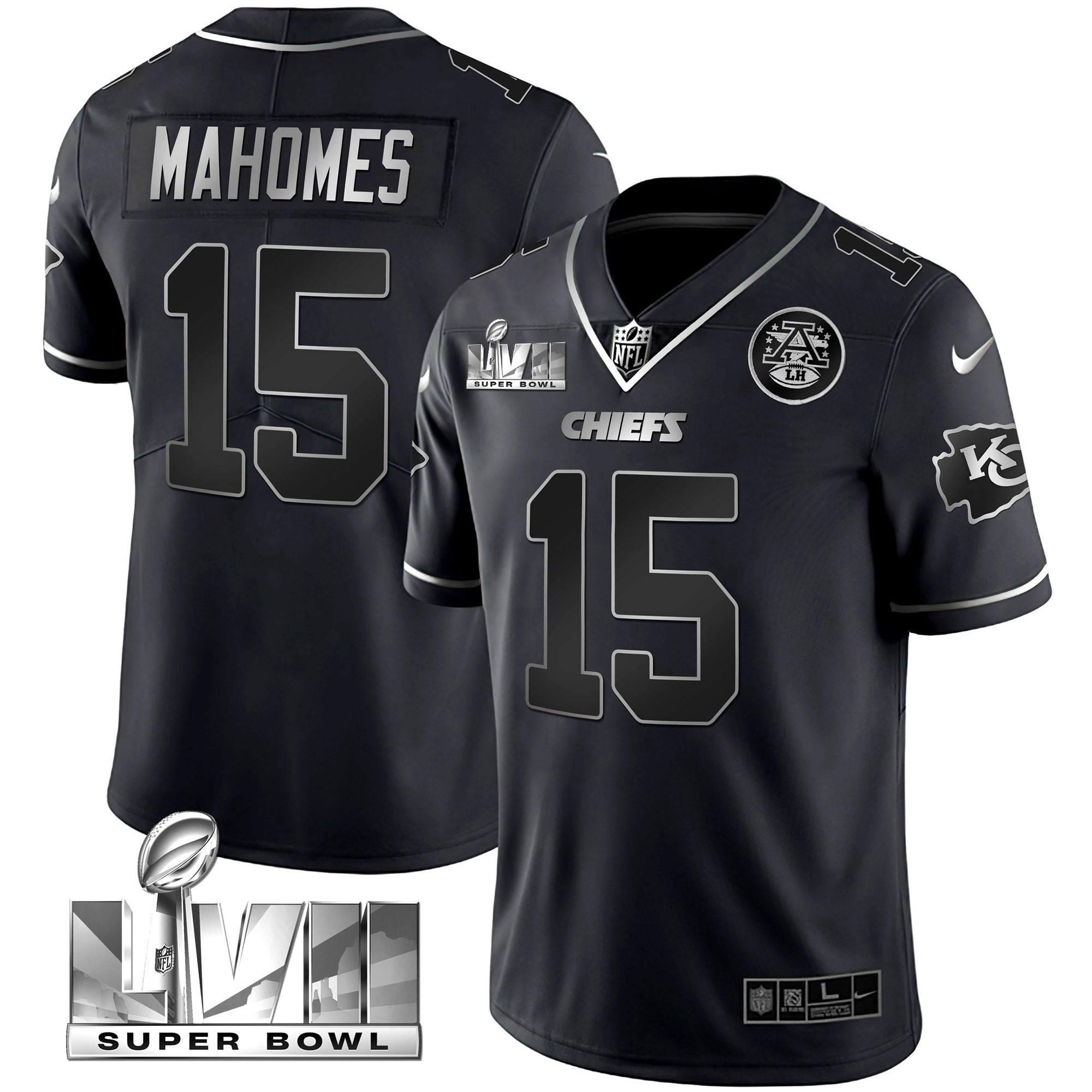 Youth's Chiefs Super Bowl Vapor Gold Jersey - All Stitched - Image 33