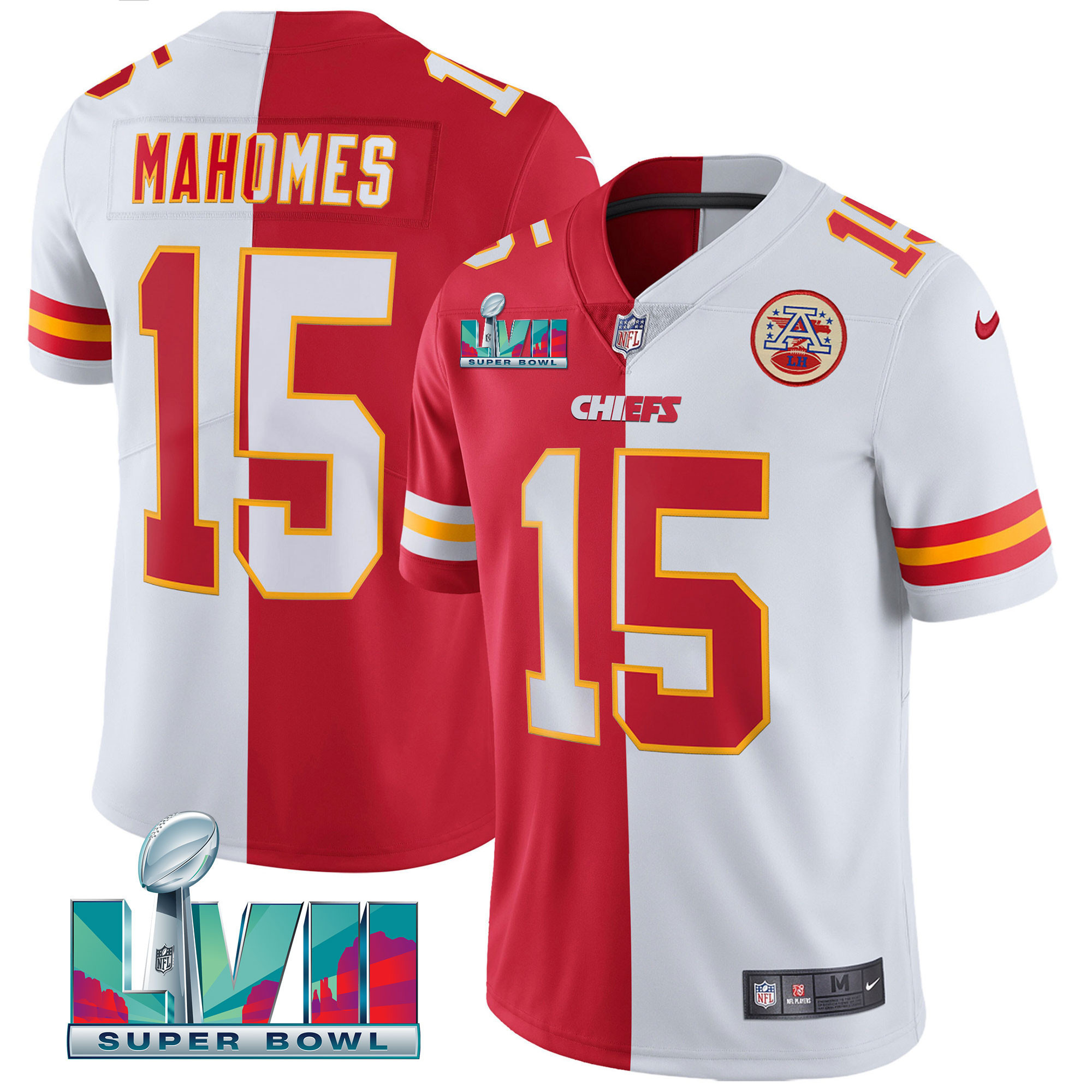 Youth's Chiefs Super Bowl Vapor Gold Jersey - All Stitched - Image 41