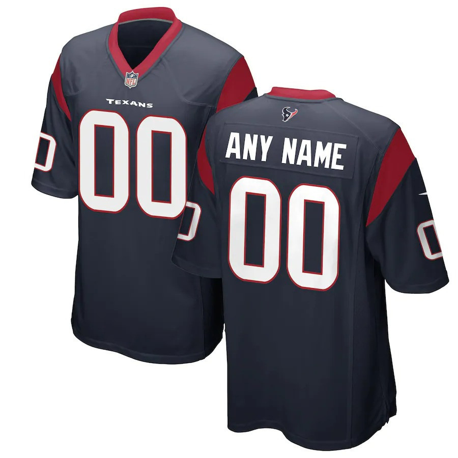 Houston Texans Custom Jersey - All Stitched