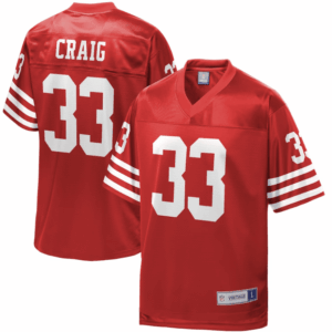 Roger Craig 49ers Retired Jersey - All Stitched