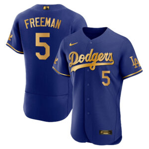 Men's Los Angeles Dodgers Flex Base Gold Jersey - All Stitched