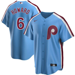 Ryan Howard Philadelphia Phillies Light Blue Jersey - All Stitched