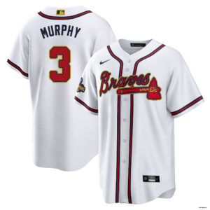 Dale Murphy Atlanta Braves 2022 World Champions Gold Trim Jersey - All Stitched