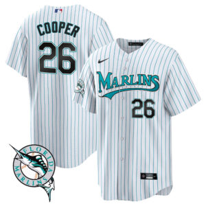 Miami Marlins Throwback Cool Base Jersey - All Stitched