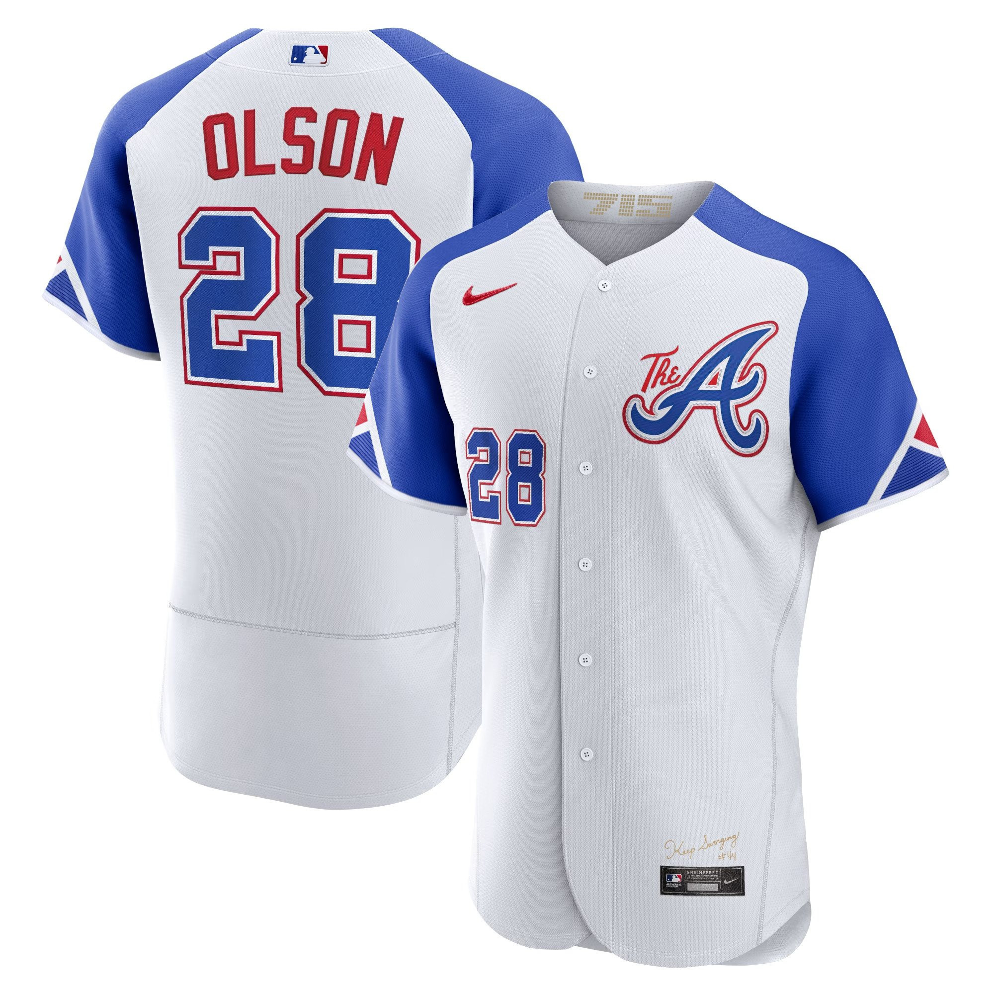 Atlanta Braves 2023 City Connect Flex Base Jersey – All Stitched - Image 5