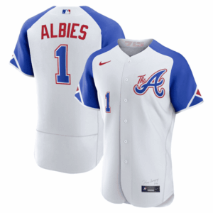 Ozzie Albies Atlanta Braves 2023 City Connect Jersey - All Stitched