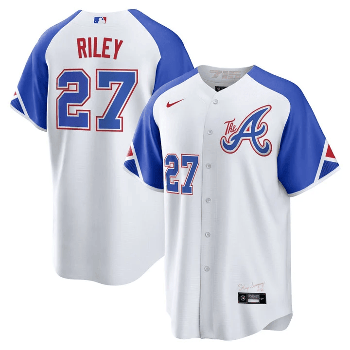 Austin Riley Atlanta Braves 2023 City Connect Jersey - All Stitched - Image 2