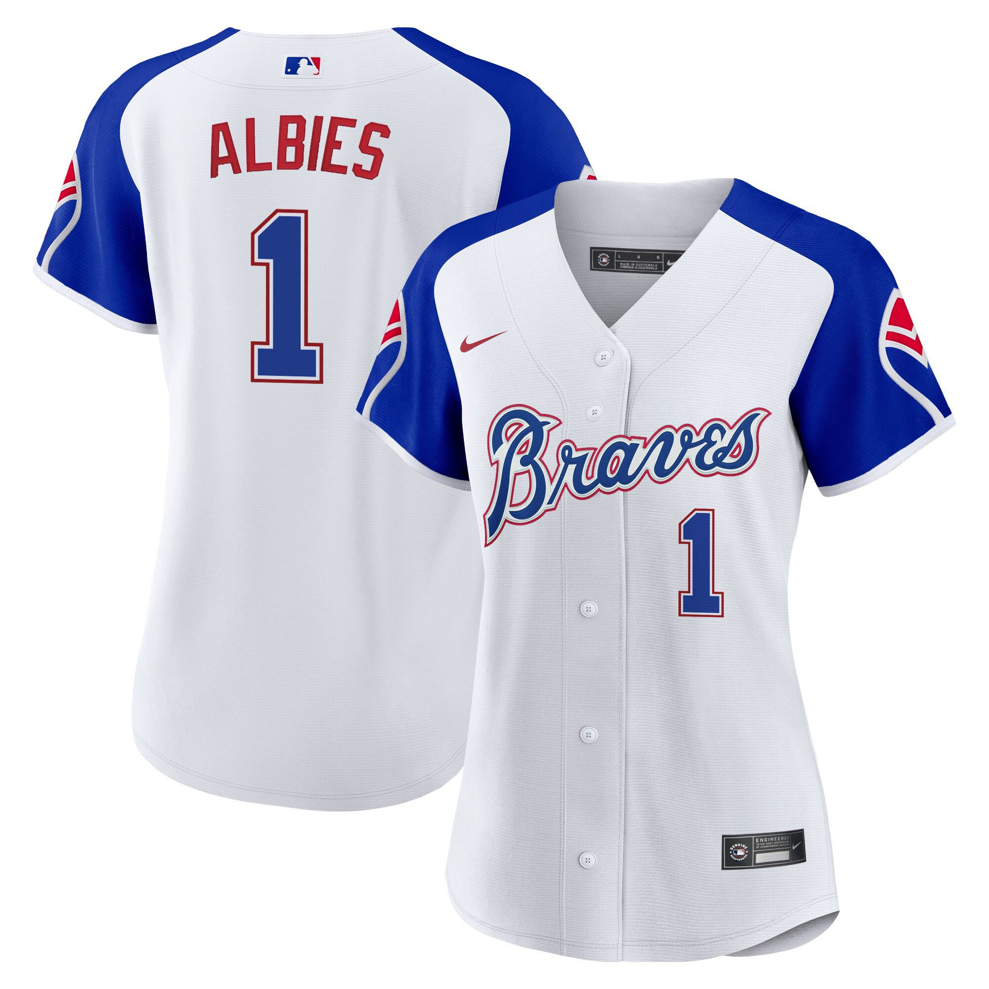 Women's Atlanta Braves Throwback 1974 - 1982 Baseball Jersey - All Stitched - Image 6