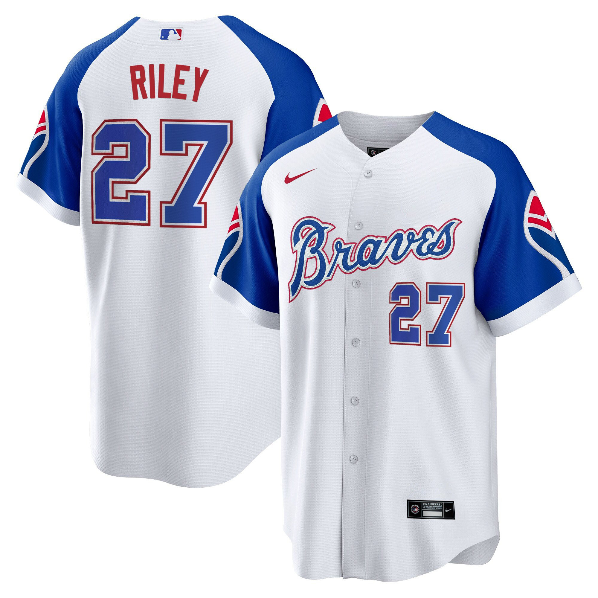 Men's Atlanta Braves Throwback 1974 - 1982 Cool Base Jersey - All Stitched - Image 3