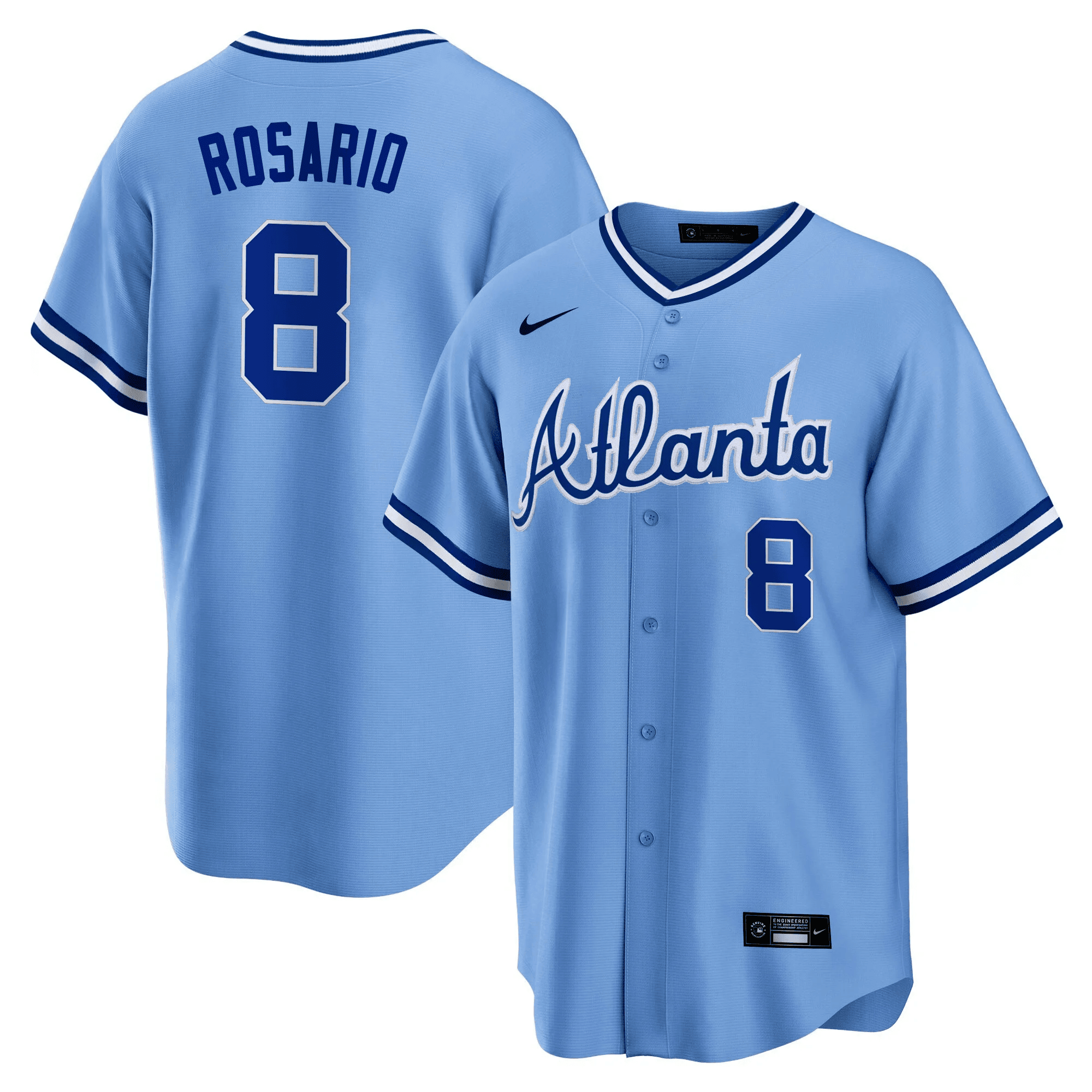 Men's Atlanta Braves Throwback 1974 - 1982 Cool Base Jersey - All Stitched - Image 27