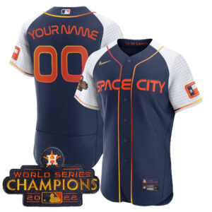 Astros 2023 Space City Champions Alternate Flex Custom Jersey – All Stitched