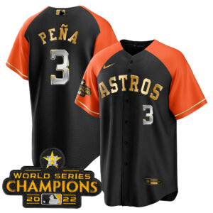Men's Astros 2023 Gold Alternate Cool Base Jersey – All Stitched