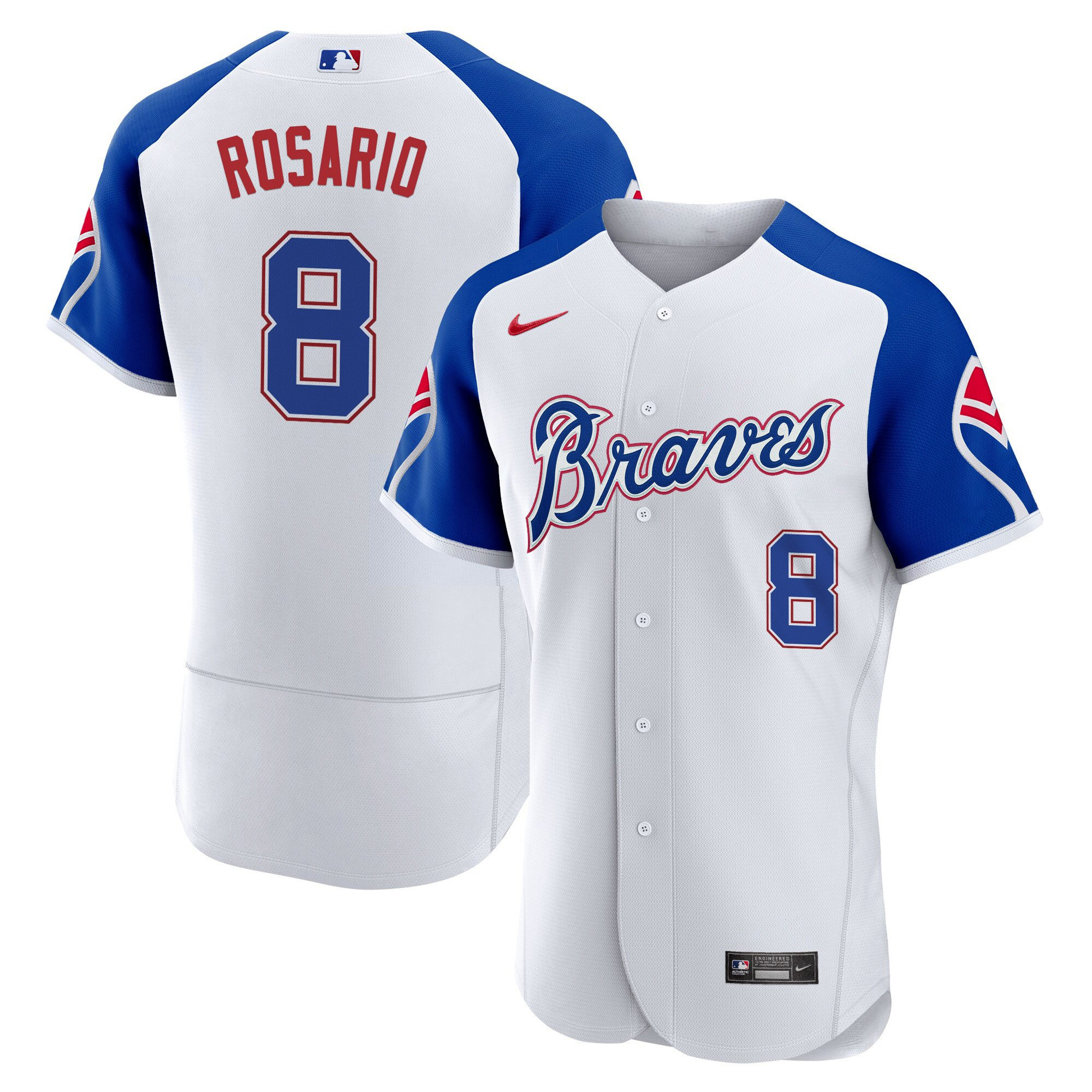 Men's Atlanta Braves Throwback 1974 - 1982 Flex Base Jersey - All Stitched - Image 7