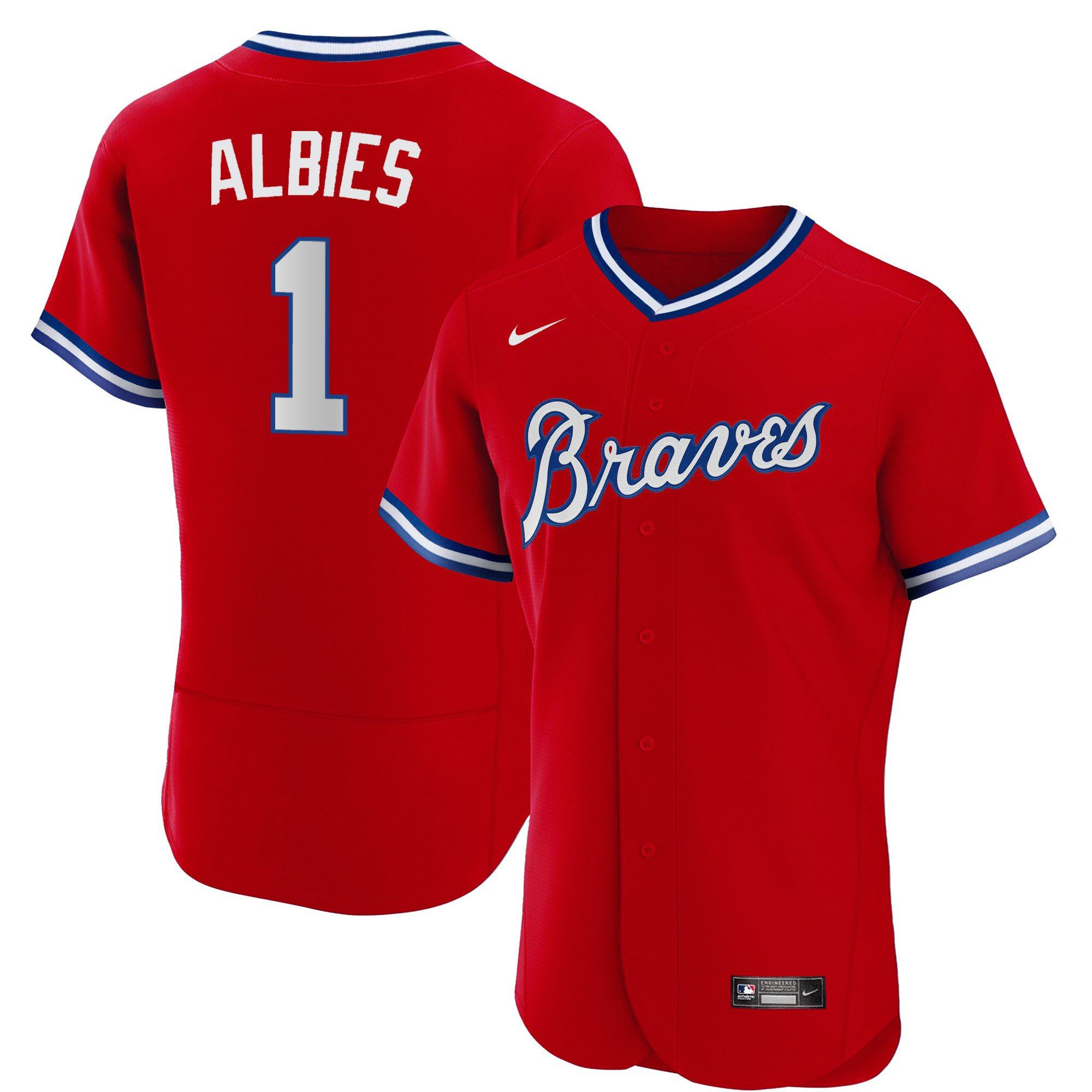 Men's Atlanta Braves Throwback 1974 - 1982 Flex Base Jersey - All Stitched - Image 16
