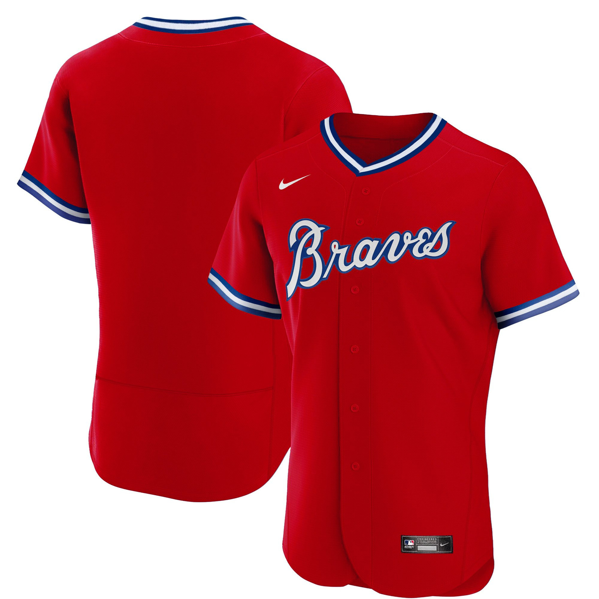Men's Atlanta Braves Throwback 1974 - 1982 Flex Base Jersey - All Stitched - Image 20
