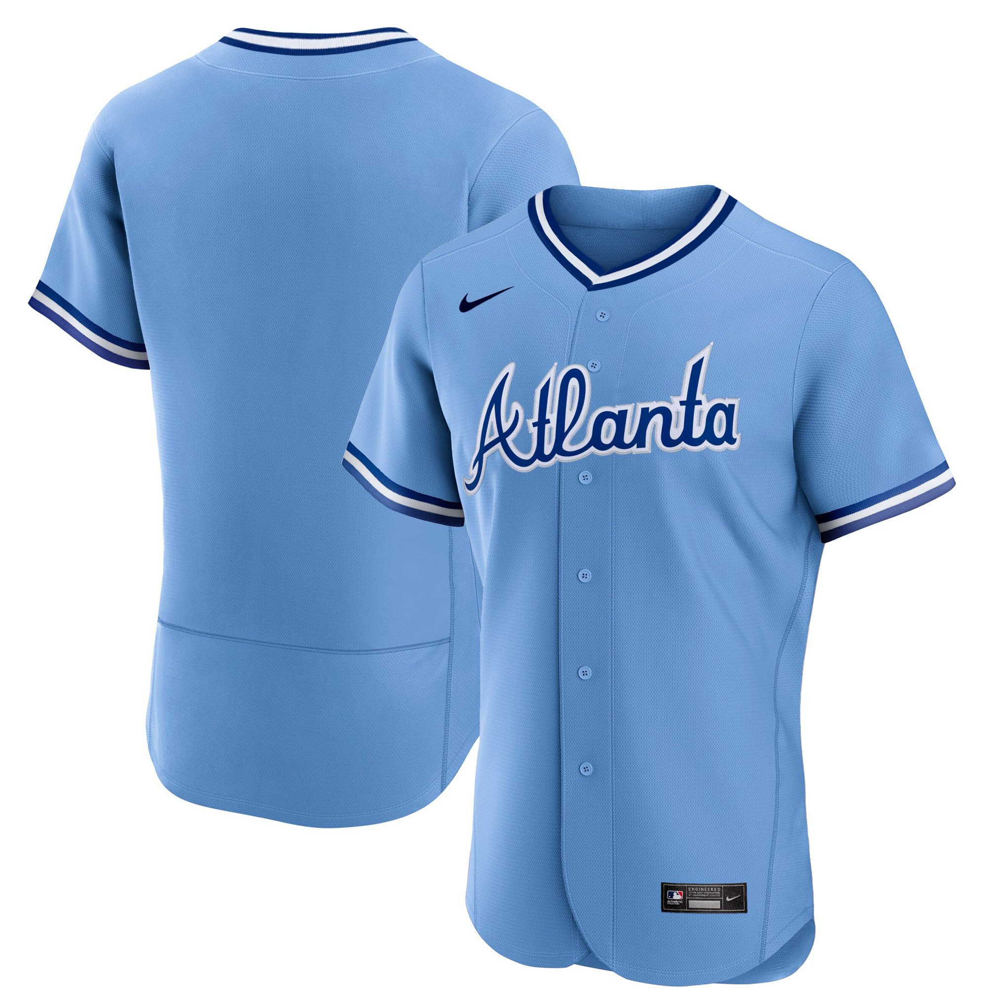 Men's Atlanta Braves Throwback 1974 - 1982 Flex Base Jersey - All Stitched - Image 30