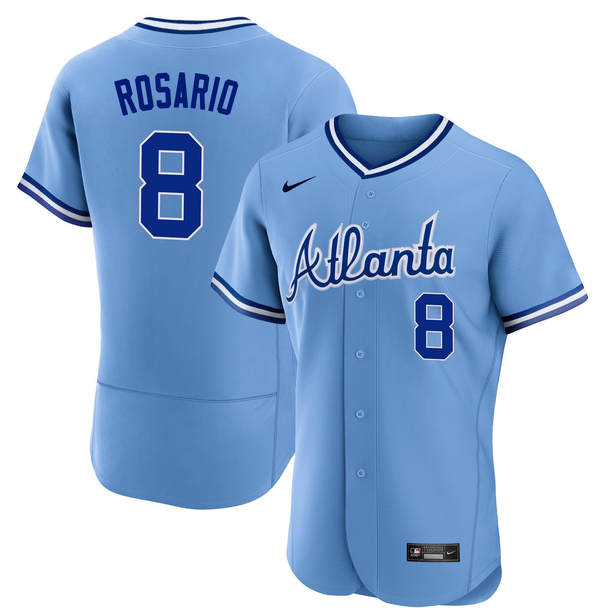 Men's Atlanta Braves Throwback 1974 - 1982 Flex Base Jersey - All Stitched - Image 27