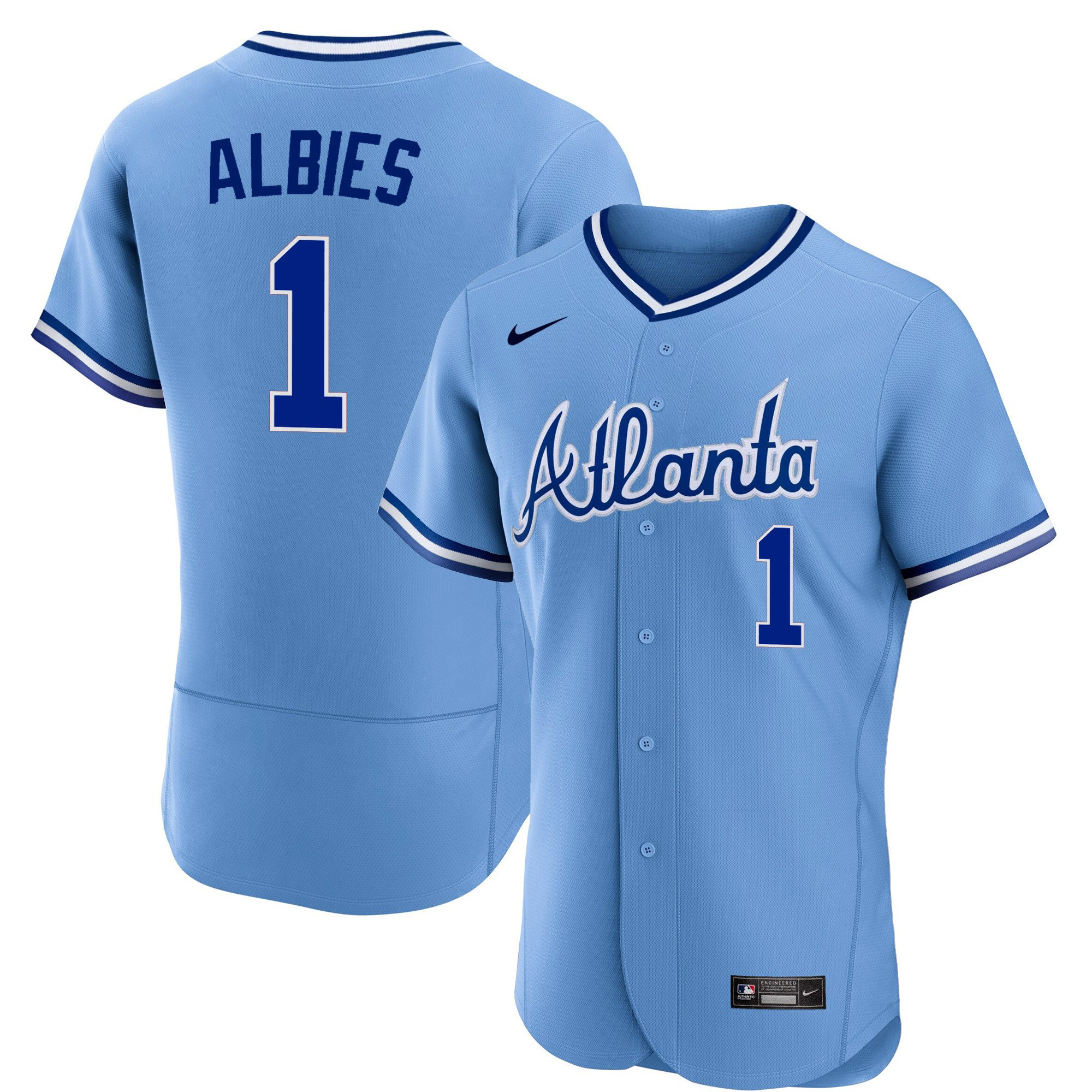 Men's Atlanta Braves Throwback 1974 - 1982 Flex Base Jersey - All Stitched - Image 26