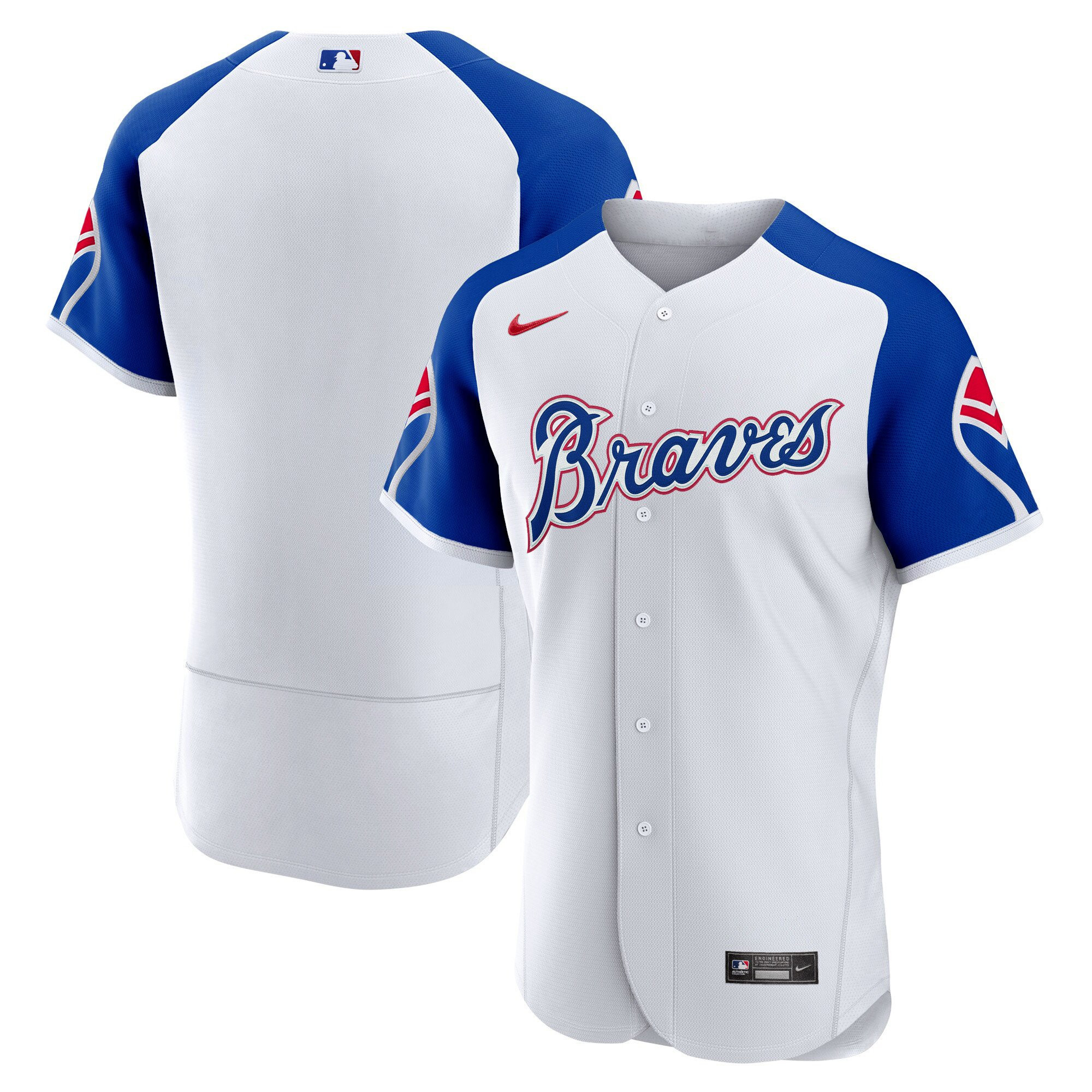 Men's Atlanta Braves Throwback 1974 - 1982 Flex Base Jersey - All Stitched - Image 10