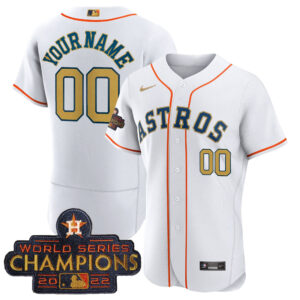 Astros 2023 Gold Rush Collection Custom Jersey – All Stitched