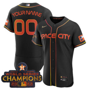 Astros 2023 Space City Champions Custom Jersey – All Stitched