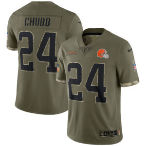 Youth's Browns 2022 Salute To Service Limited Jersey - All Stitched