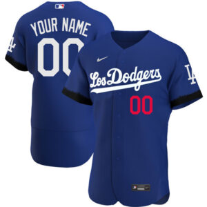 Los Angeles Dodgers Custom City Connect Jersey - All Stitched