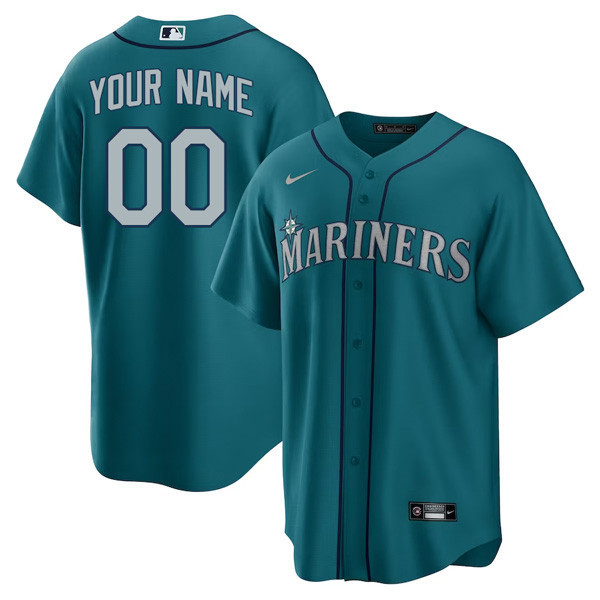 Seattle Mariners Custom Jersey - All Stitched - Image 6